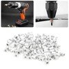 M8 tension rivet nuts, 100 pieces, flat, vertical and vertical