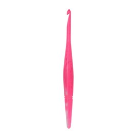 Ommi Ergonomic Handle Crochet Hooks | Handcrafted 17.78 cm Crochet Hook | Knitting Needle, Craft Yarn Weave | Best Gift! (Pink Swirl, 8 mm)