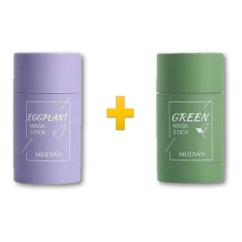 E-karly Kit Mask Stick Green Tea Cleasing + Stick Berenjena Acido H