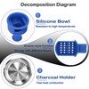 2 Pcs Hookah Bowl,Drawer Design Hookah Silicone Bowl With Heat