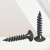 Drenky Wood Screws Torx Black Pack of 50, M4 x