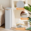 Slim Laundry Hamper with Lid by Fiona's magic, 63L Narrow