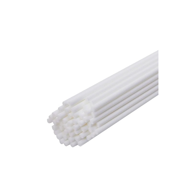 Reed Diffuser Replacement Sticks, 9.8 inches, 50-Pack, Natural Rattan (White)
