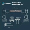 Eastman Dishwasher Installation Kit, 3/8 Inch Compression, 3/8 Inch MIP
