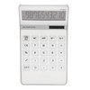 Calculator Solar Battery Powered Transparent Large Keys LCD Display Office