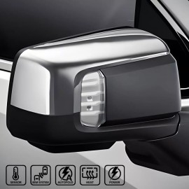Cahuczlhoz Fit 2019-2024 Silverado 1500 Chrome Power Fold Heated & Puddle Mirror RH Side US