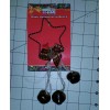 Christmas door hanger with bells x2
