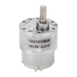 Gear Motor DC 12V 25RPM Speed Reduction Self Locking Turbine Worm Geared Motor for Machine
