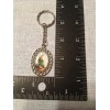 Saint St Jude Religious Keychain Keyring | Silver Tone