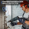 Heavy Duty Work Gloves, Impact Protection Mechanic Gloves, Synthetic Leather