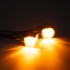Mini LED Motorcycle Indicator Light Amber Side E24 Marker Lamp