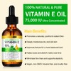 ZIXAOK Vitamin E Oil, 75000 IU Ultra Concentrated, 100% Natural