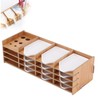 Rhinestone Drawing Tray Easy Install MultiLayer Synthetic Wood Storage Organizer