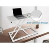 Aconcept Extra-Slim 24 x 14 White Lift Standing Desk Converter,