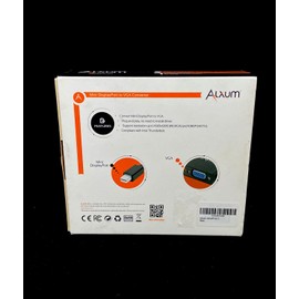 Alxum Mini DisplayPort To VGA Converter Resolution Up 1080P VGA Male To Female