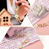 Xelsluthe 24 Pcs Flower Keychain, Daisy Keychain Cute Flower Tassel