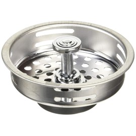 Universal Drain 30051 3" Stainless Steel Strainer Basket, FITS Most Sinks, Silver