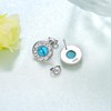 Turquoise Stud Earrings 925 Sterling Silver Filigree Turquoise Earring Jewelry