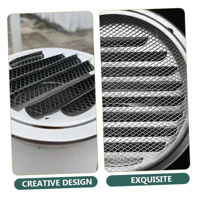Tofficu Professional Rainproof Stainless Steel Vent Cover for Wall Ceiling