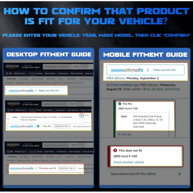 YOMALL 4PCS UF596 Ignition Coils & 4PCS 96339 Iridium Spark