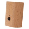 Step Light Wall Sconce Beech Wood Motion Dusk to Dawn