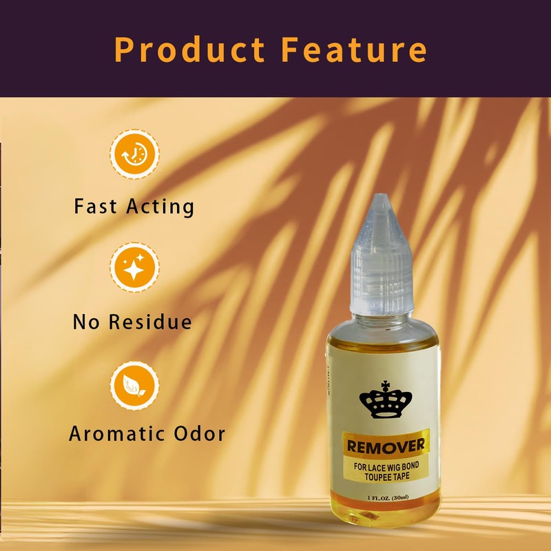 Tape in Extension Remover - Fast Acting Liquid Remover for