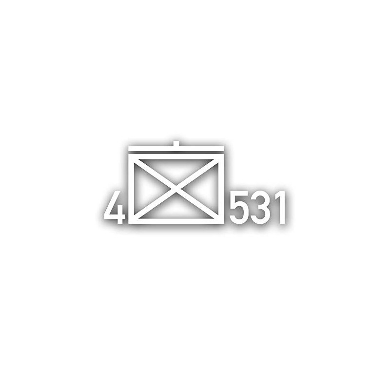JgBtl 531 Tactical Sign Sticker Hunter Company Battalion 10 x