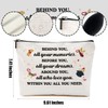 DHKG Graduation Gifts Makeup Bag, Inspirational Congratulations Gift for Best