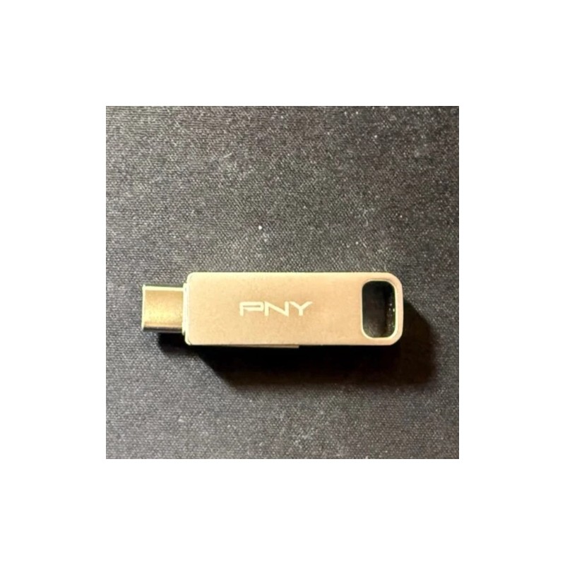 PNY - 128GB DUO LINK USB 3.2 Type-C Dual Flash Drive -