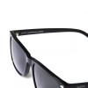 GLVSS Eyewear Passenger Rectangle Sunglasses Gloss Black Frame Smoke Tint