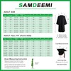 SAMDEEMI Unisex Adult Matte Graduation Gown Cap Tassel Set 2025