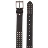 Genuine Leather Belt with Rivets Premium Quality, black