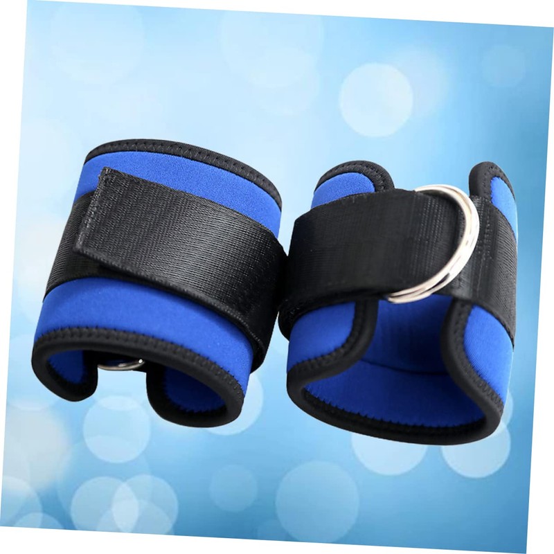 BIUDECO Fitness Ankle Straps Set 2pcs D-Ring Ankle Calfs Band