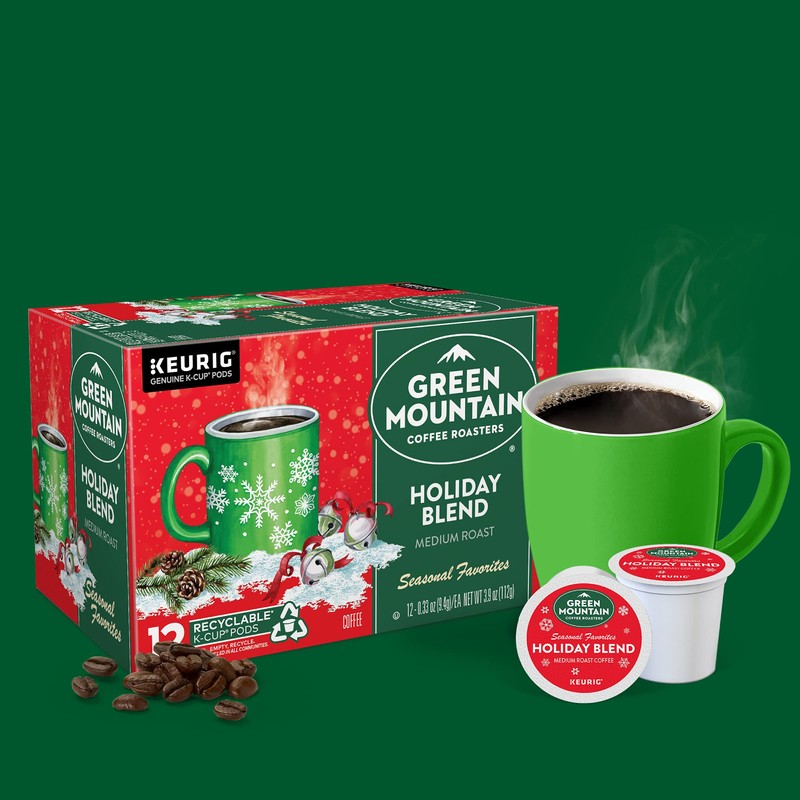 Green Mountain K-Cups de mezcla de días festivos (12 unidades)