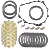 Caltric Clutch Friction Plates Gasket Kit for Kawasaki ZX10R ZX-10R