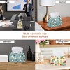 2 Pack Tissue Box Cover Holder, Cute Penguins Rectangle Leather