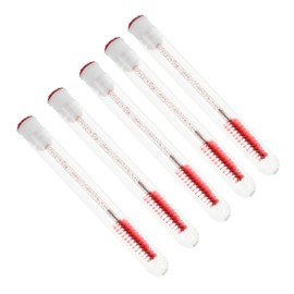 Beavorty Eyelash Mascara Portable Eyelash Tube 10pcs Lash Spoolie Brush for Lash Separation