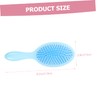minkissy Scalp Massager Hairbrush Set Pcs Hair Combs Soft Plastic