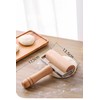Stainless Steel & Beechwood Rolling Pin with Adjustable Thickness -