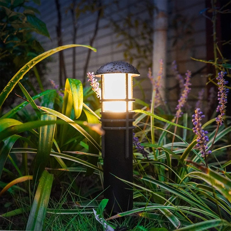 Malibu Aged Iron Collection LED Bollard Pathway Light LED Low