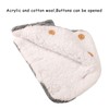 Ruiqas Pram Hand Muff Windproof Snow Knitted Gloves for Parents
