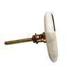 Perilla Home Set of 6 Marble Knobs | Black and