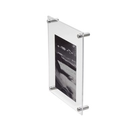 Mikasa Clear Acrylic Floating Wall Frame, 5x7-Inch