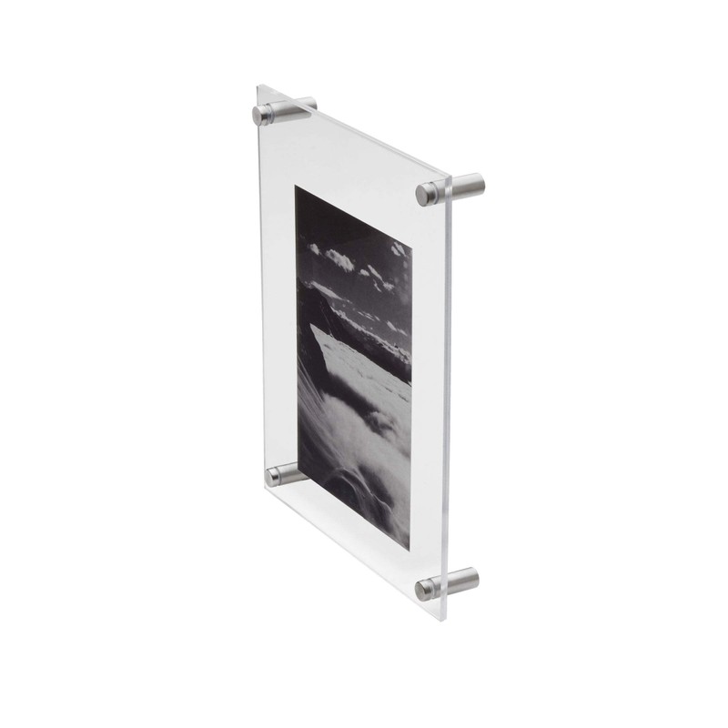 Mikasa Clear Acrylic Floating Wall Frame, 5x7-Inch