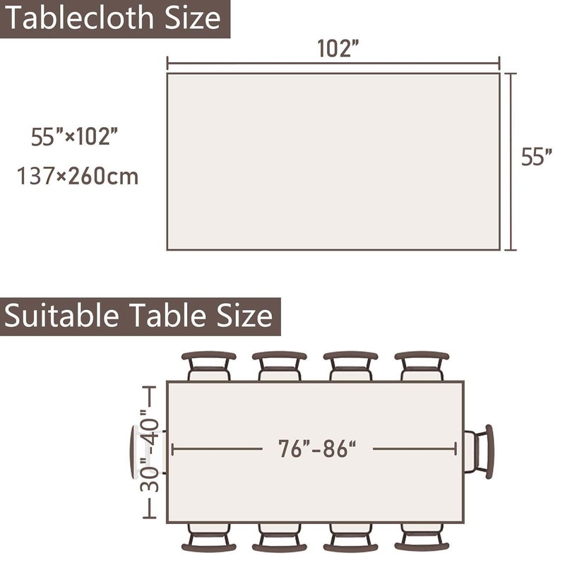 SIELUNO - Mantel rectangular con rayas de café, 55 x