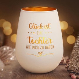 Craftique Daughter Gifts from Mum - Mother Daughter Lantern - Gift for Daughter, To My Daughter, Father Daughter Gift, Birthday Girl, Happiness Is A Daughter Like You To Have