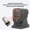 1D 2D Desktop Barcode Scanner Automatic Sensing QR Code Reader