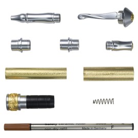 Penn State Industries PKDBFREE Nouveau Sceptre Rollerball Pen Kit Starter Set Package Woodturning Project