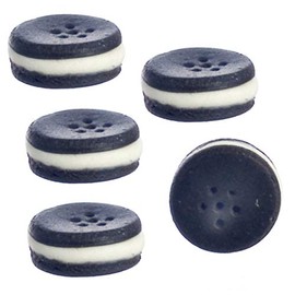 Dollhouse Miniature Set of 5 Delicious Sandwich cookies