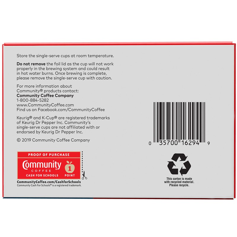 Community Coffee Coffee & Chicory Medium Dark Roast Single Serve